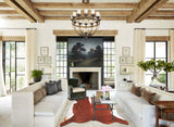 Hereford XX-Large Brazilian Cowhide Rug 7'3"H x 7'7"W #A33630 by Hudson Hides