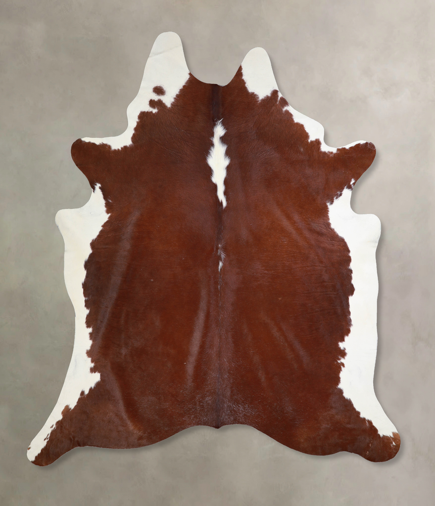Hereford XX-Large Brazilian Cowhide Rug 8'2"H x 7'2"W #A33633 by Hudson Hides