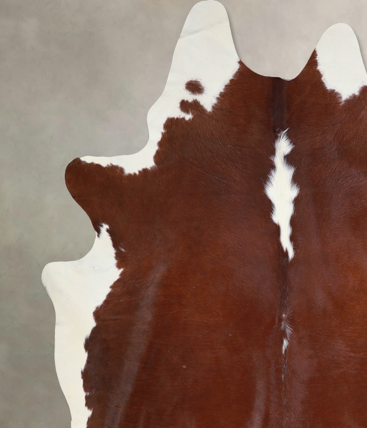 Hereford XX-Large Brazilian Cowhide Rug 8'2"H x 7'2"W #A33633 by Hudson Hides
