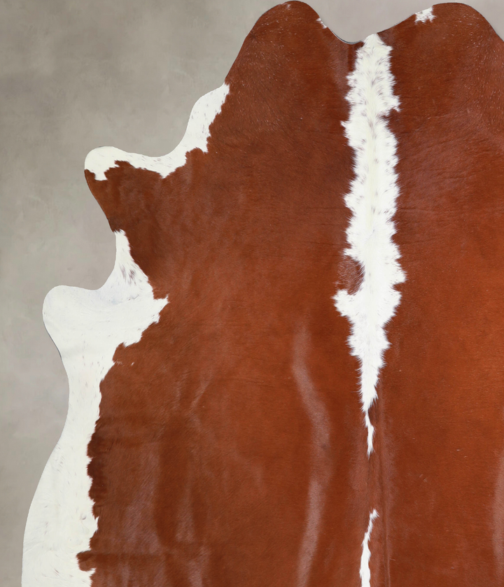 Hereford XX-Large Brazilian Cowhide Rug 7'9"H x 7'3"W #A33634 by Hudson Hides