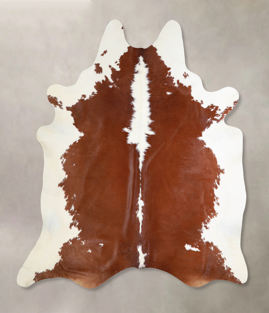 Hereford X-Large Brazilian Cowhide Rug 7'0"H x 6'8"W #A33636 by Hudson Hides
