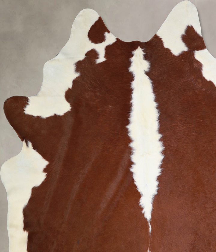 Hereford X-Large Brazilian Cowhide Rug 7'8"H x 6'6"W #A33637 by Hudson Hides