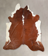 Hereford XX-Large Brazilian Cowhide Rug 7'7"H x 7'0"W #A33639 by Hudson Hides