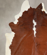 Hereford XX-Large Brazilian Cowhide Rug 7'7"H x 7'0"W #A33639 by Hudson Hides