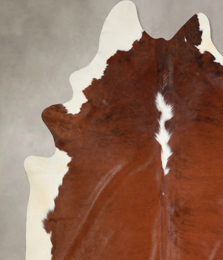 Hereford XX-Large Brazilian Cowhide Rug 7'7"H x 7'0"W #A33639 by Hudson Hides