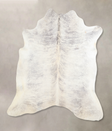 Grey Brindle X-Large Brazilian Cowhide Rug 6'7"H x 6'4"W #A33689 by Hudson Hides