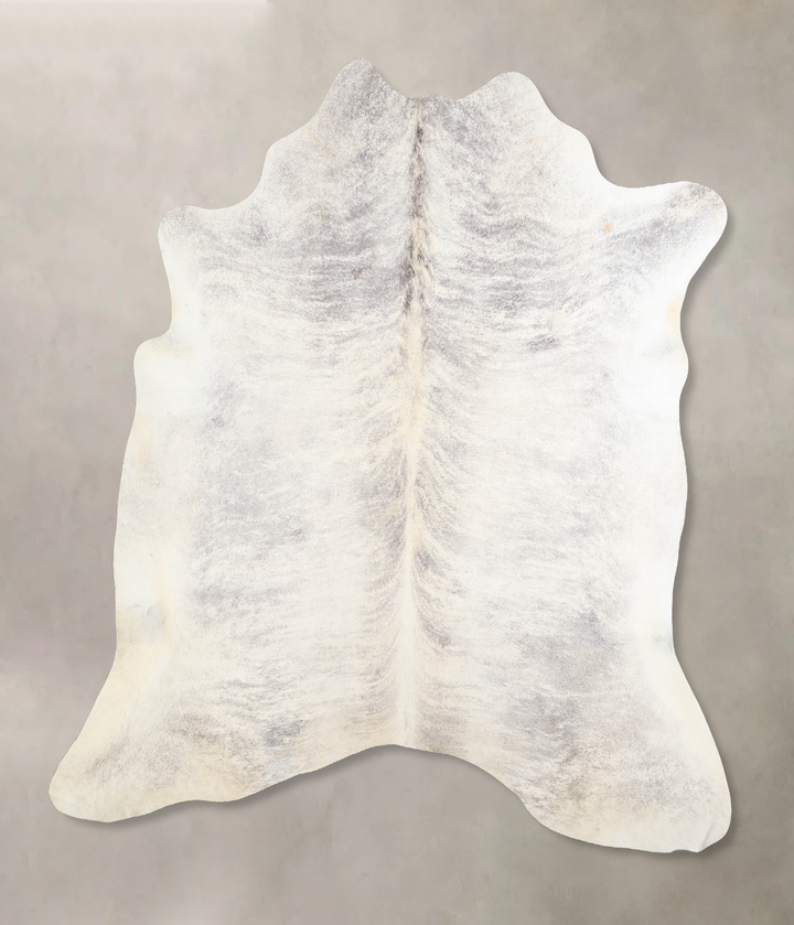 Grey Brindle X-Large Brazilian Cowhide Rug 6'7"H x 6'4"W #A33689 by Hudson Hides
