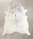 Grey Brindle X-Large Brazilian Cowhide Rug 7'2"H x 6'11"W #A33693 by Hudson Hides