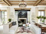 Grey Brindle X-Large Brazilian Cowhide Rug 6'10"H x 6'3"W #A33719 by Hudson Hides