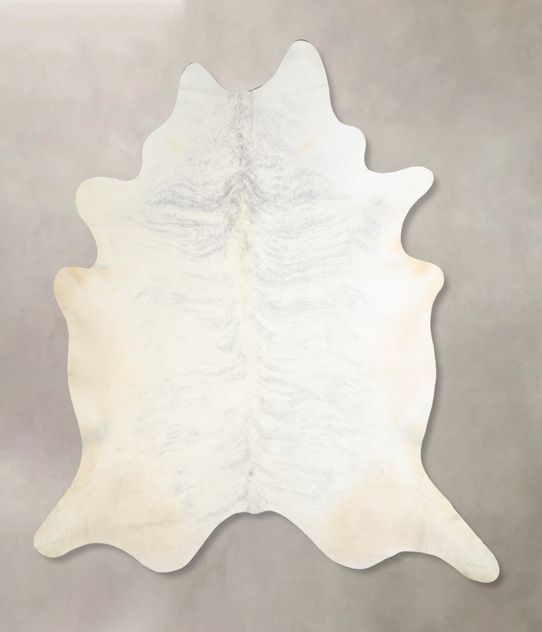 Grey Brindle XX-Large Brazilian Cowhide Rug 8'3"H x 7'9"W #A33722 by H