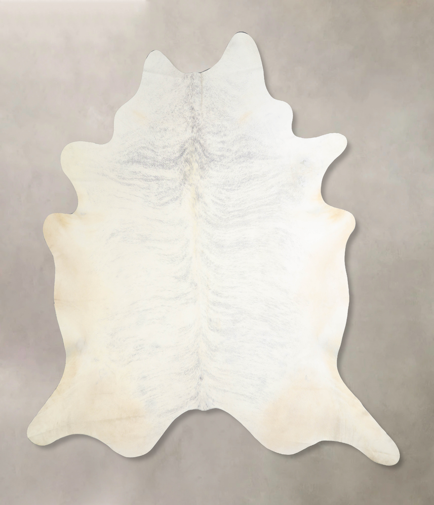 Grey Brindle XX-Large Brazilian Cowhide Rug 8'3"H x 7'9"W #A33722 by Hudson Hides