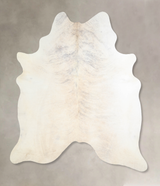 Grey Brindle X-Large Brazilian Cowhide Rug 7'4"H x 6'10"W #A33724 by Hudson Hides