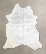 Grey Brindle X-Large Brazilian Cowhide Rug 6'10"H x 5'11"W #A33725 by Hudson Hides