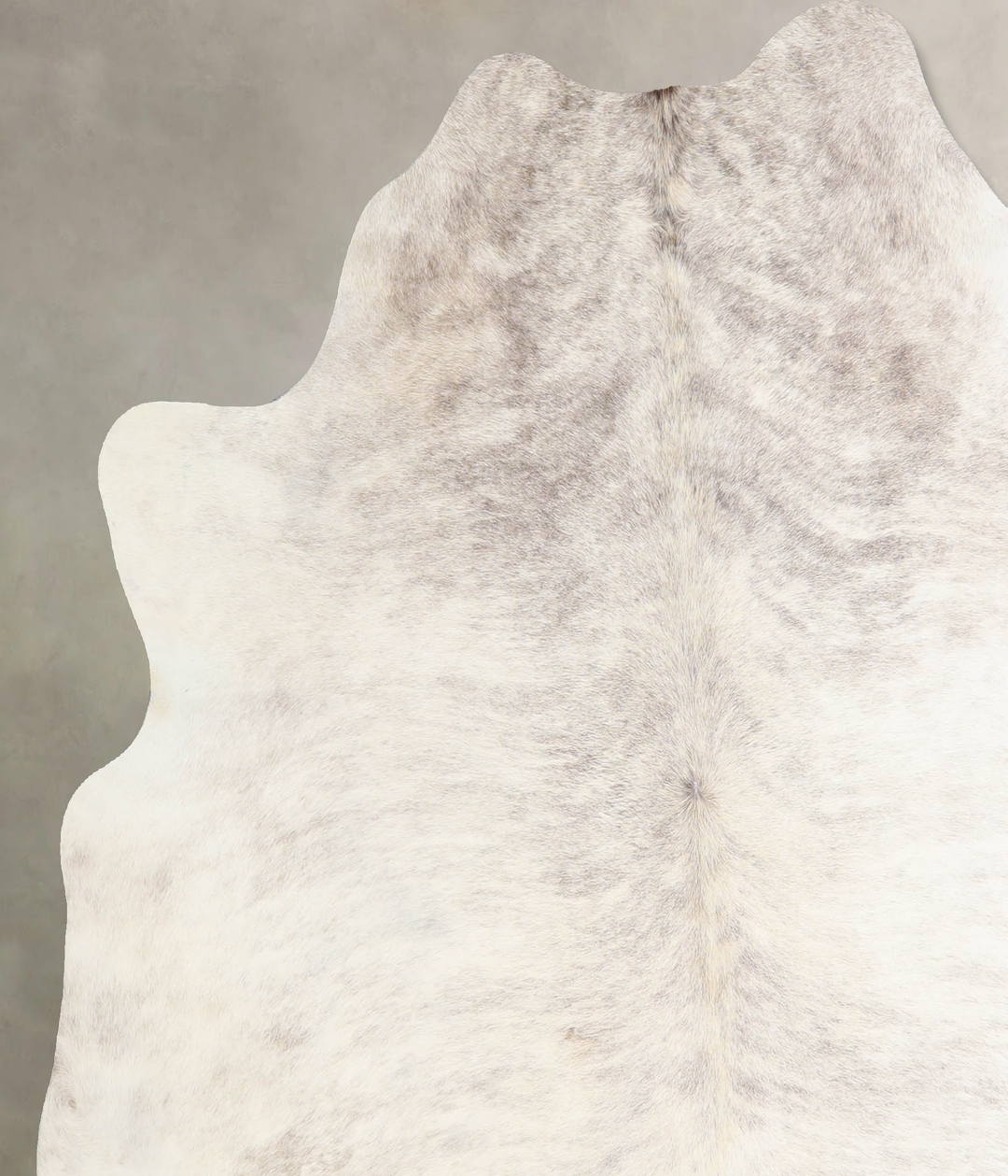 Grey Brindle Large Brazilian Cowhide Rug 6'6"H x 6'2"W #A33726 by Huds