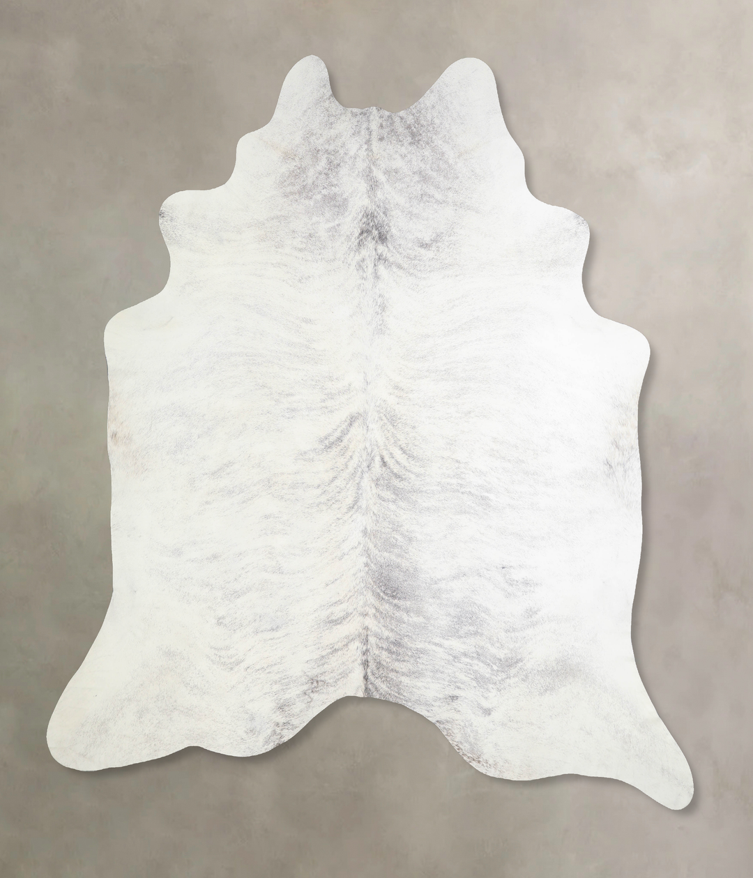 Grey Brindle XX-Large Brazilian Cowhide Rug 7'9"H x 7'3"W #A33740 by H