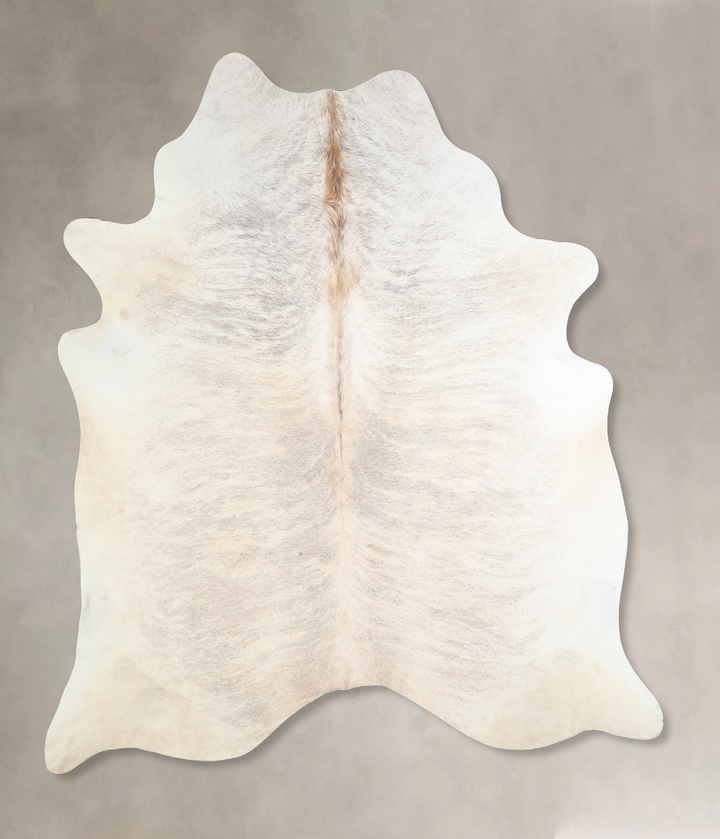 Grey Brindle X-Large Brazilian Cowhide Rug 7'3"H x 6'4"W #A33745 by Hudson Hides
