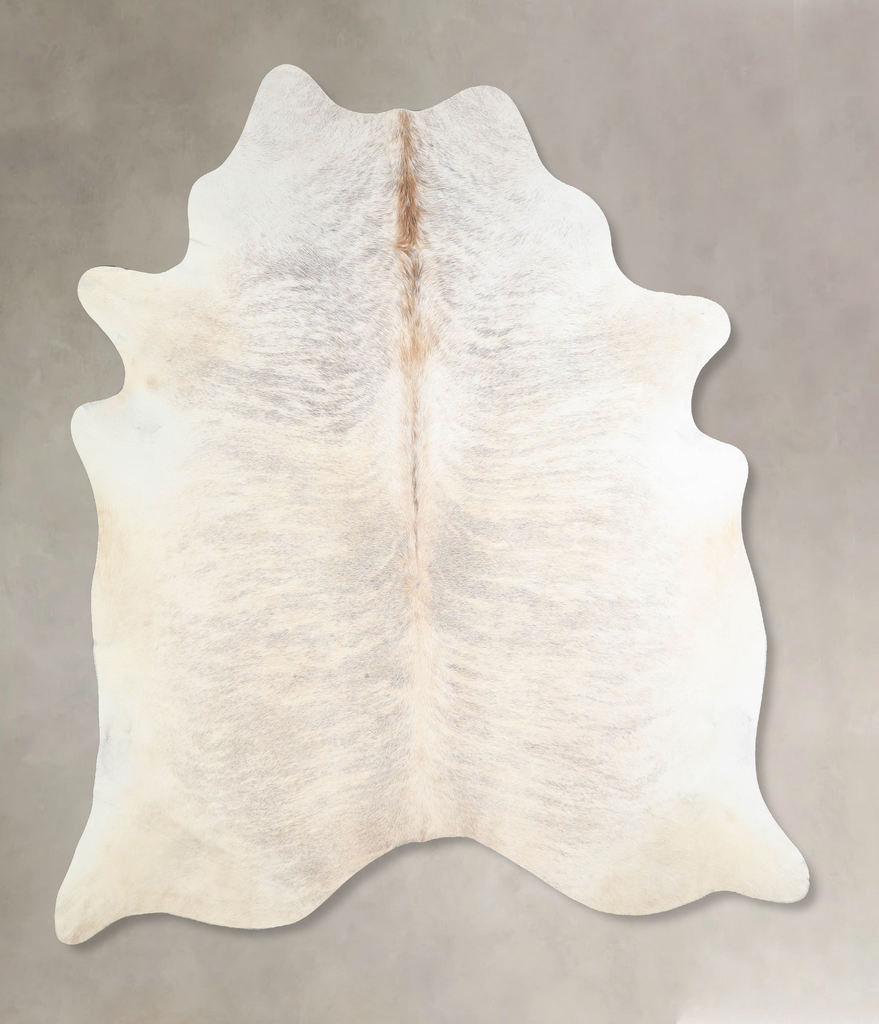Grey Brindle X-Large Brazilian Cowhide Rug 7'3"H x 6'4"W #A33745 by Hudson Hides