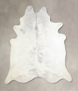 Grey Brindle XX-Large Brazilian Cowhide Rug 8'3"H x 7'7"W #A33748 by Hudson Hides