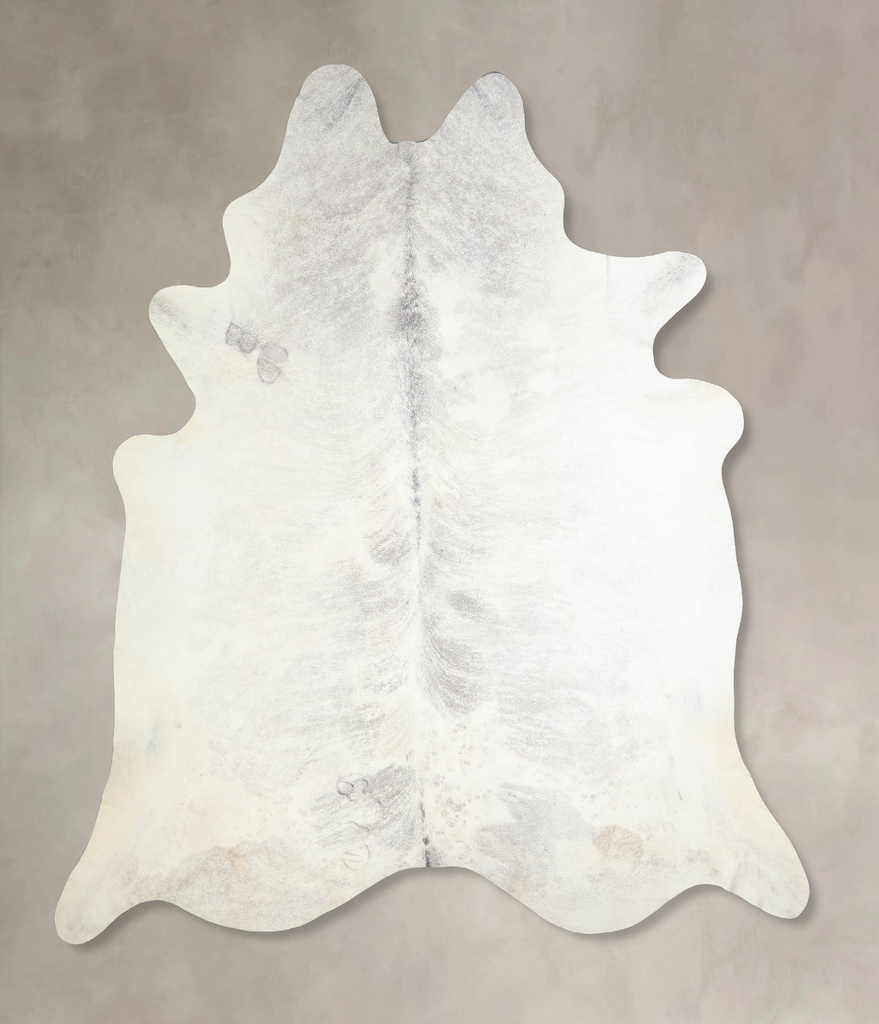 Grey Brindle XX-Large Brazilian Cowhide Rug 8'3"H x 7'7"W #A33748 by Hudson Hides