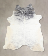 Grey Brindle XX-Large Brazilian Cowhide Rug 8'2"H x 6'6"W #A33749 by Hudson Hides