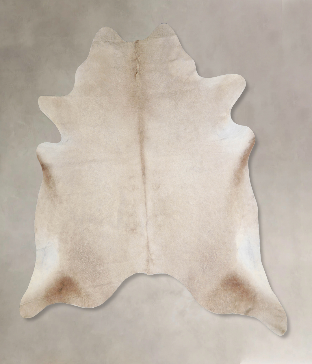Champagne X-Large Brazilian Cowhide Rug 6'11"H x 6'10"W #A33783 by Hud