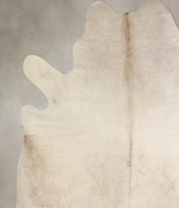 Champagne X-Large Brazilian Cowhide Rug 7'0"H x 6'6"W #A33784 by Hudson Hides
