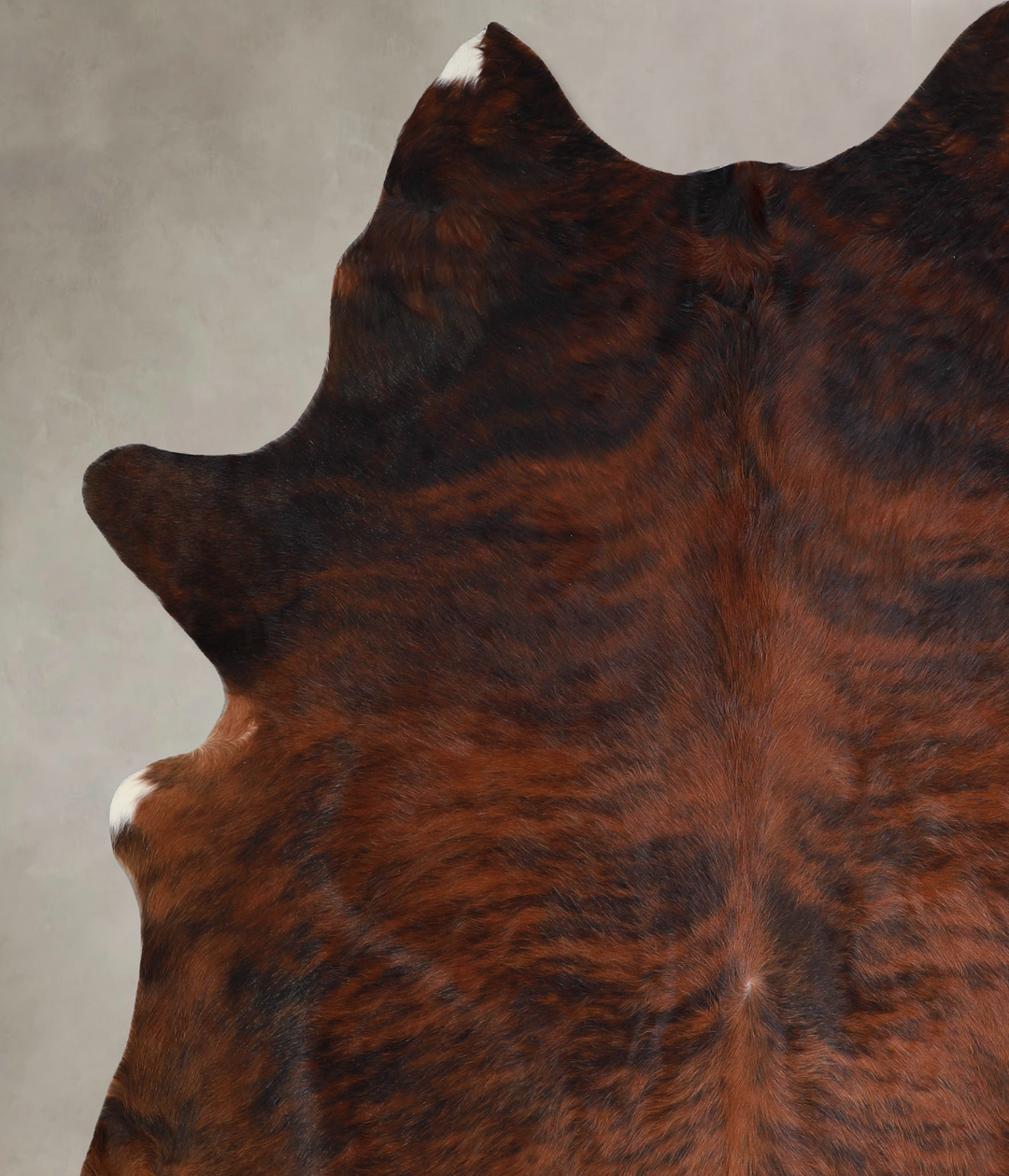Dark Brindle XX-Large Brazilian Cowhide Rug 7'11"H x 7'4"W #A33796 by 