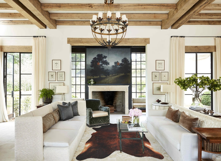 Dark Brindle XX-Large Brazilian Cowhide Rug 7'11"H x 7'4"W #A33796 by Hudson Hides