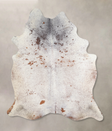 Salt and Pepper Brown X-Large Brazilian Cowhide Rug 7'2"H x 6'0"W #A33855 by Hudson Hides