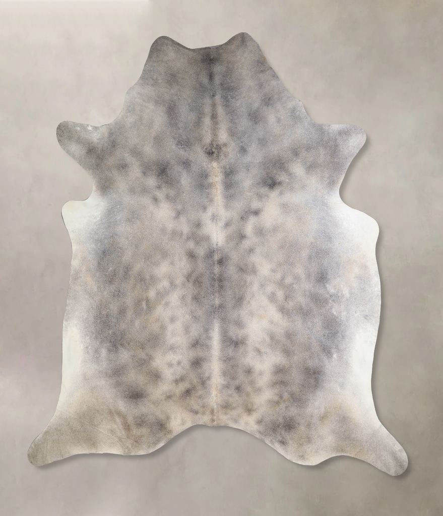 Medium Grey XX-Large Brazilian Cowhide Rug 8'4"H x 7'8"W #A33885 by Hudson Hides