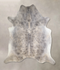 Medium Grey XX-Large Brazilian Cowhide Rug 8'4