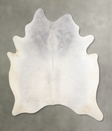 Light Grey X-Large Brazilian Cowhide Rug 7'3"H x 6'4"W #A33886 by Hudson Hides