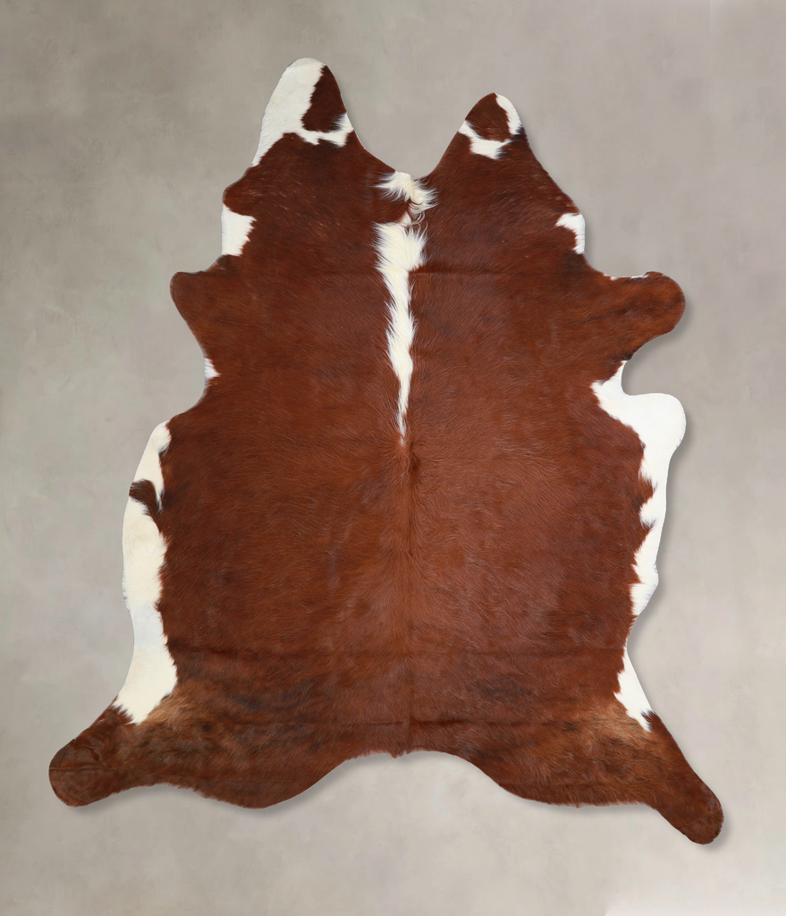 Hereford X-Large Brazilian Cowhide Rug 7'2"H x 6'4"W #A33942 by Hudson Hides