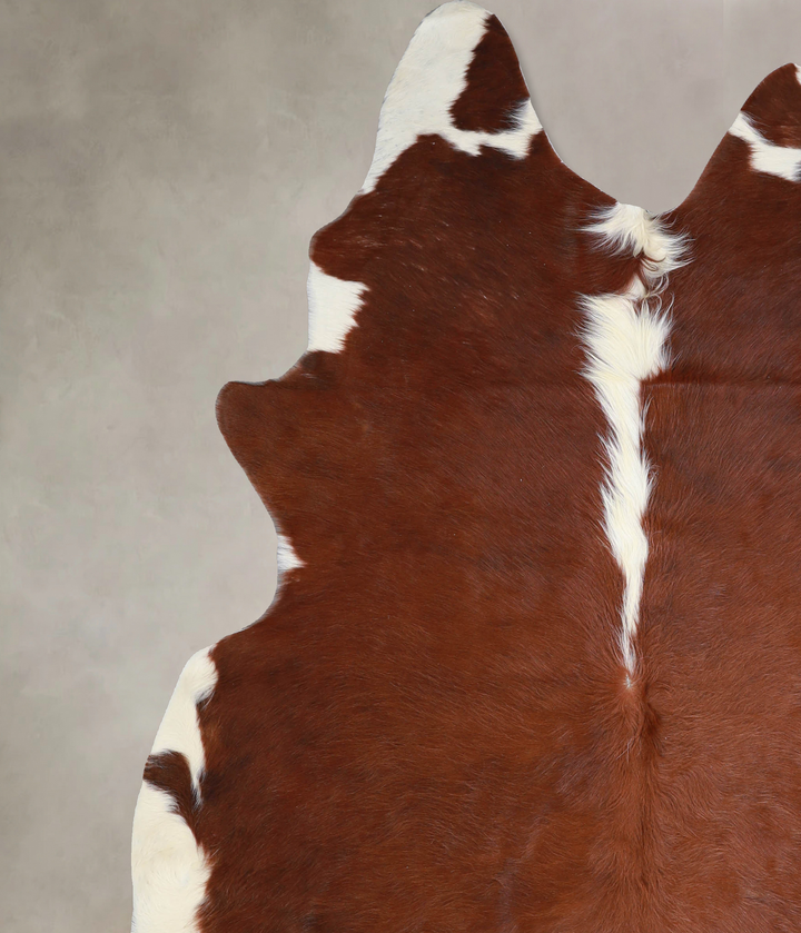 Hereford X-Large Brazilian Cowhide Rug 7'2"H x 6'4"W #A33942 by Hudson Hides