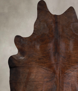 Dark Brindle XX-Large Brazilian Cowhide Rug 7'2"H x 7'1"W #A33981 by Hudson Hides