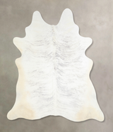 Grey Brindle X-Large Brazilian Cowhide Rug 6'9"H x 6'2"W #A34037 by Hudson Hides