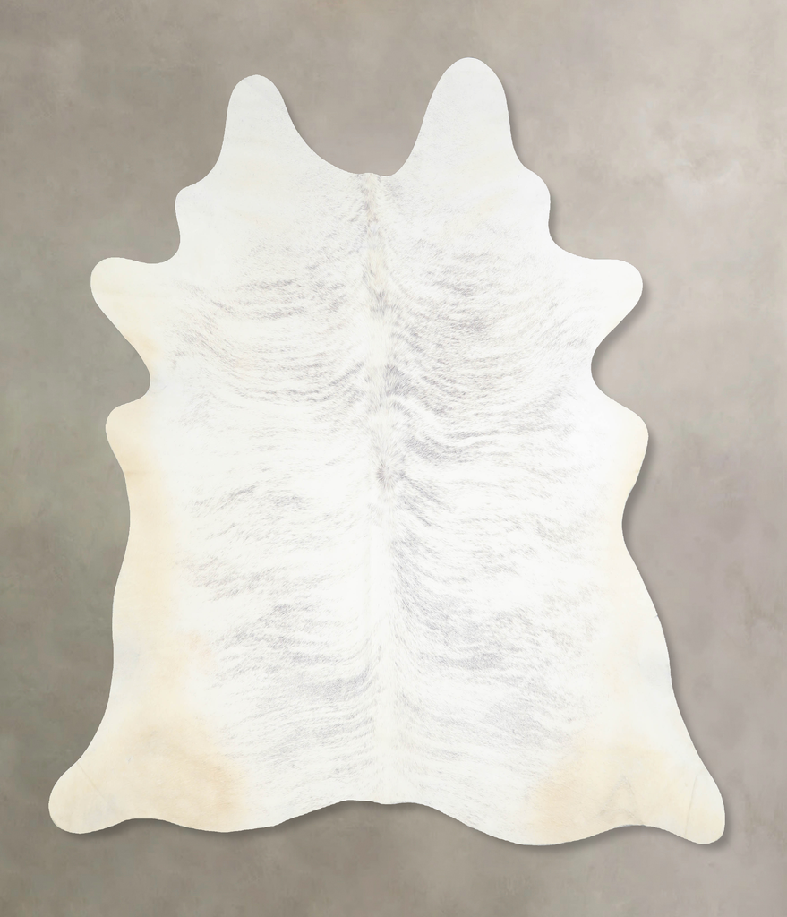 Grey Brindle X-Large Brazilian Cowhide Rug 6'9"H x 6'2"W #A34037 by Hudson Hides