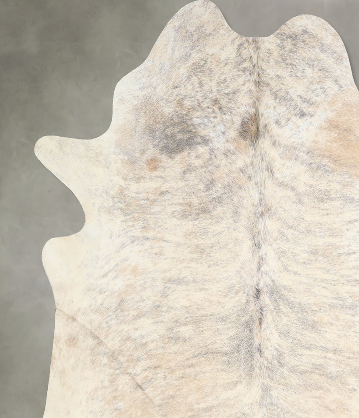 Light Brindle X-Large Brazilian Cowhide Rug 6'6"H x 6'2"W #A34040 by Hudson Hides
