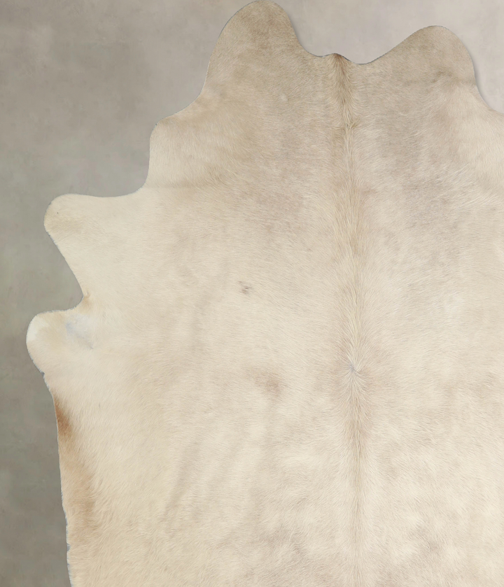 Champagne XX-Large Brazilian Cowhide Rug 7'11"H x 7'0"W #A34047 by Hudson Hides