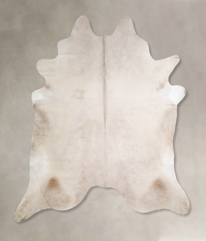 Champagne XX-Large Brazilian Cowhide Rug 8'1"H x 7'10"W #A34097 by Hudson Hides