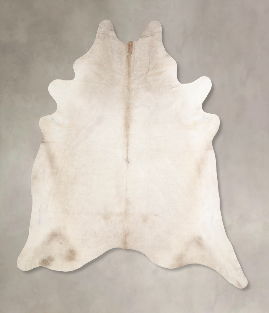 Champagne XX-Large Brazilian Cowhide Rug 7'9"H x 7'1"W #A34161 by Hudson Hides
