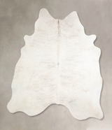 Grey Brindle X-Large Brazilian Cowhide Rug 7'7"H x 6'7"W #A34317 by Hudson Hides
