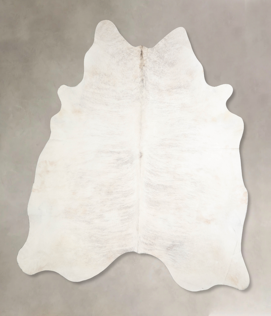 Grey Brindle X-Large Brazilian Cowhide Rug 7'7"H x 6'7"W #A34317 by Hudson Hides