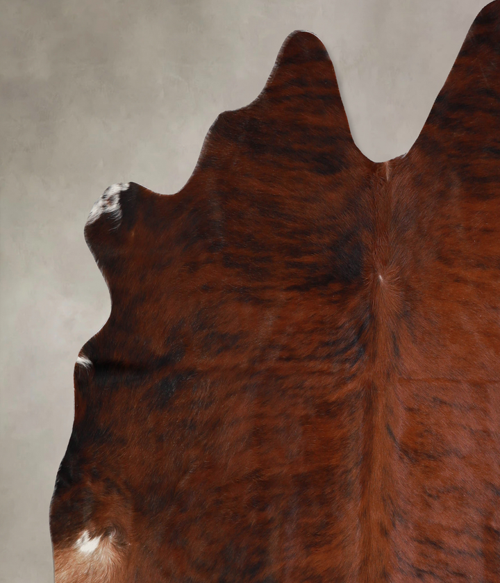 Dark Brindle X-Large Brazilian Cowhide Rug 5'11"H x 6'11"W #A34380 by Hudson Hides