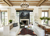 Dark Brindle X-Large Brazilian Cowhide Rug 6'11"H x 6'8"W #A34527 by Hudson Hides