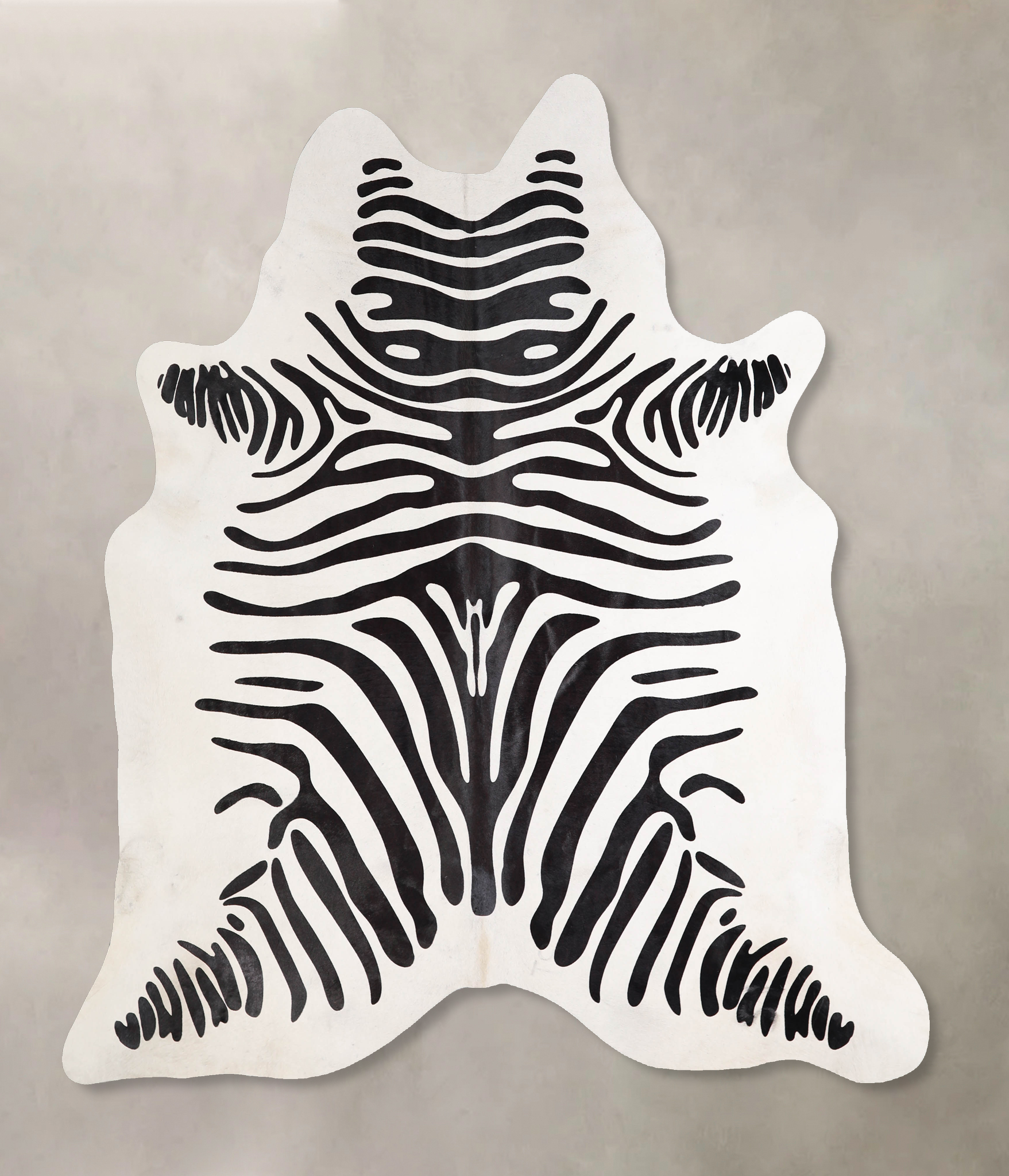 Zebra Cowhide Rug #A34564