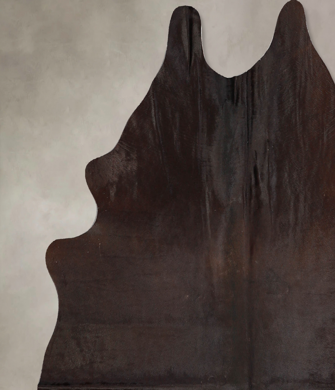 Chocolate Medium Brazilian Cowhide Rug 5'0"H x 4'11"W #A34663 by Hudso