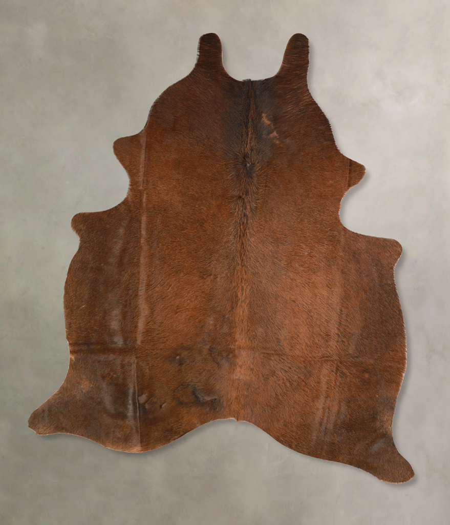Chocolate Large Brazilian Cowhide Rug 6'4"H x 5'1"W #A35039 by Hudson Hides