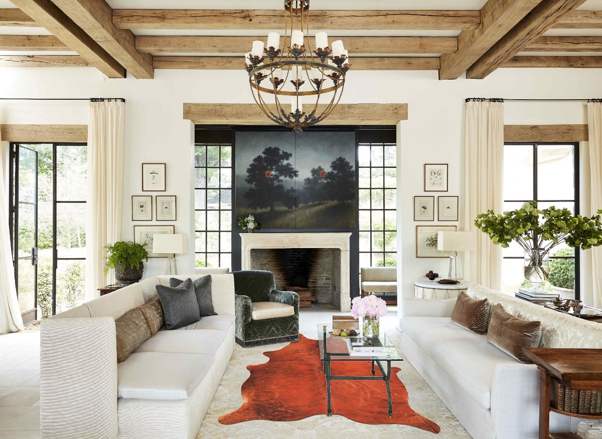 Medium Brindle Cowhide Rug #A35135