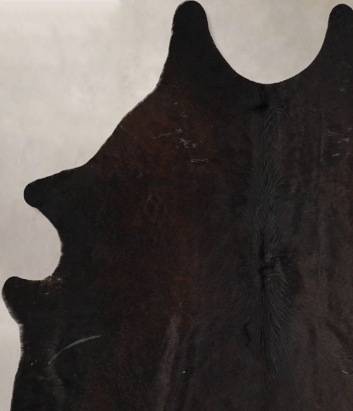 Chocolate Large Brazilian Cowhide Rug 6'7"H x 6'0"W #A35142 by Hudson Hides